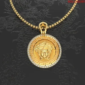 Dây chuyền mặt Versace - Dây chuyền vàng nam 24k