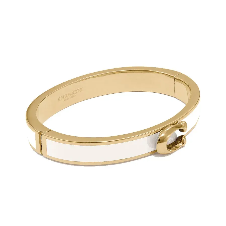 Lắc tay Coach Signature Push Hinged Bangle